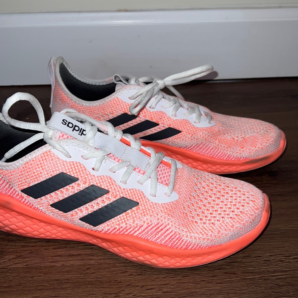 Adidas neon pink/orange sneakers